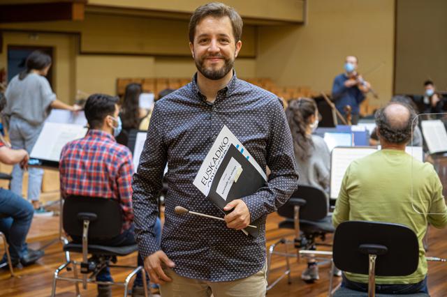 Jaume Santonja, director asociado de la Orquesta Sinfónica de Euskadi