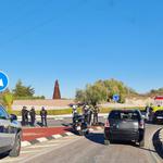 Accidente en la rotonda de los Bomberos de Ontinyent
