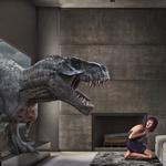 Alicia y el dinosaurio