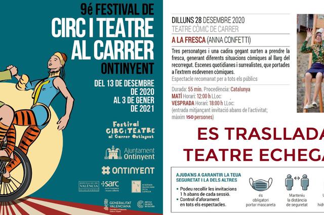 The circus and theater festival moves to the Echegaray theater