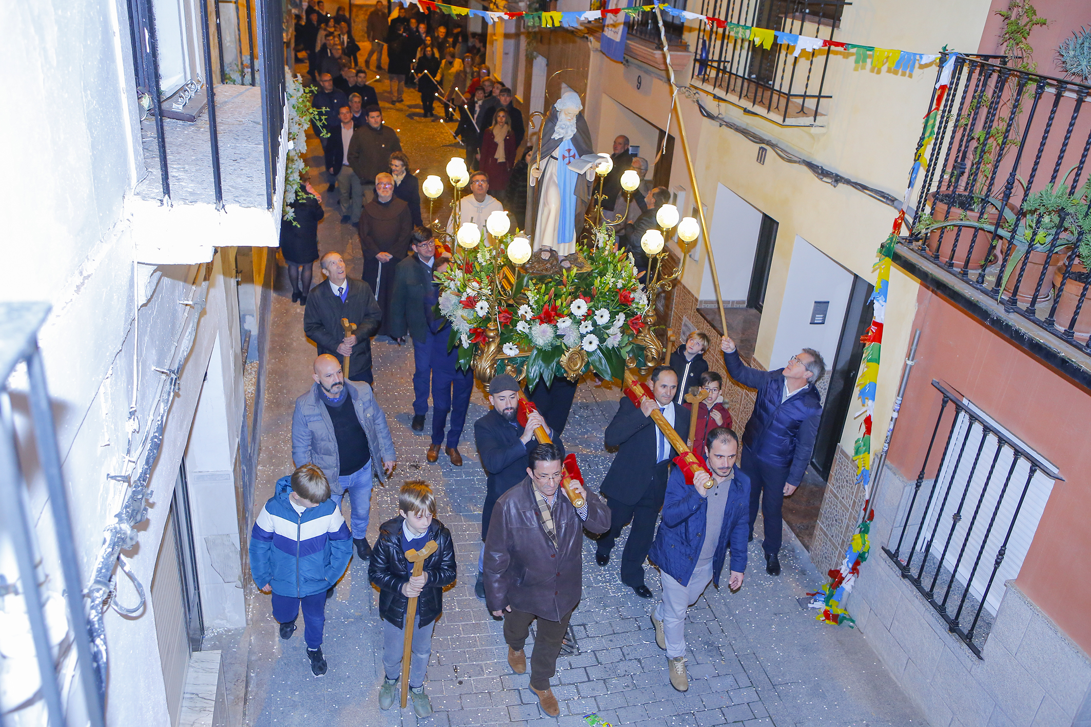 Imatge d'arxiu de les festes de Sant Antoni d'Ontinyent