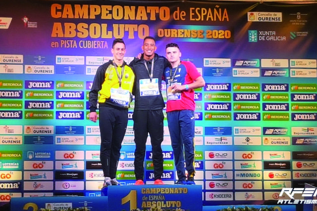 Orlando Ortega consigue un doblete histórico en los 60 metros de los Campeonatos de España