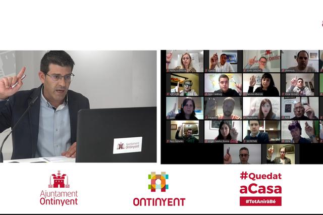 Ontinyent modifica el pressupost en 2’5 milions per atendre la pandèmia