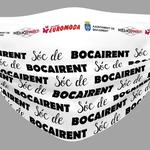 El vecindario de Bocairent recibe máscaras personalizadas por empresas