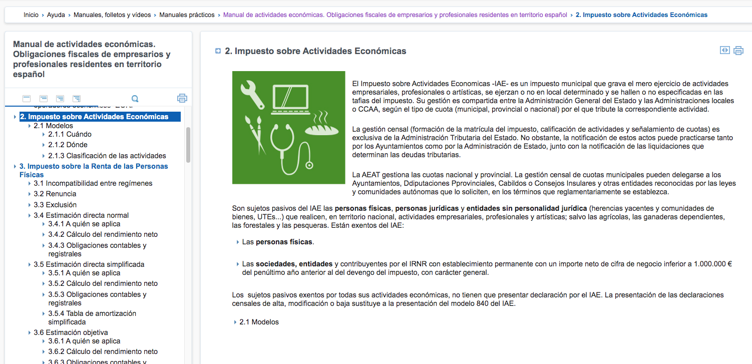 Explicació de l'impost