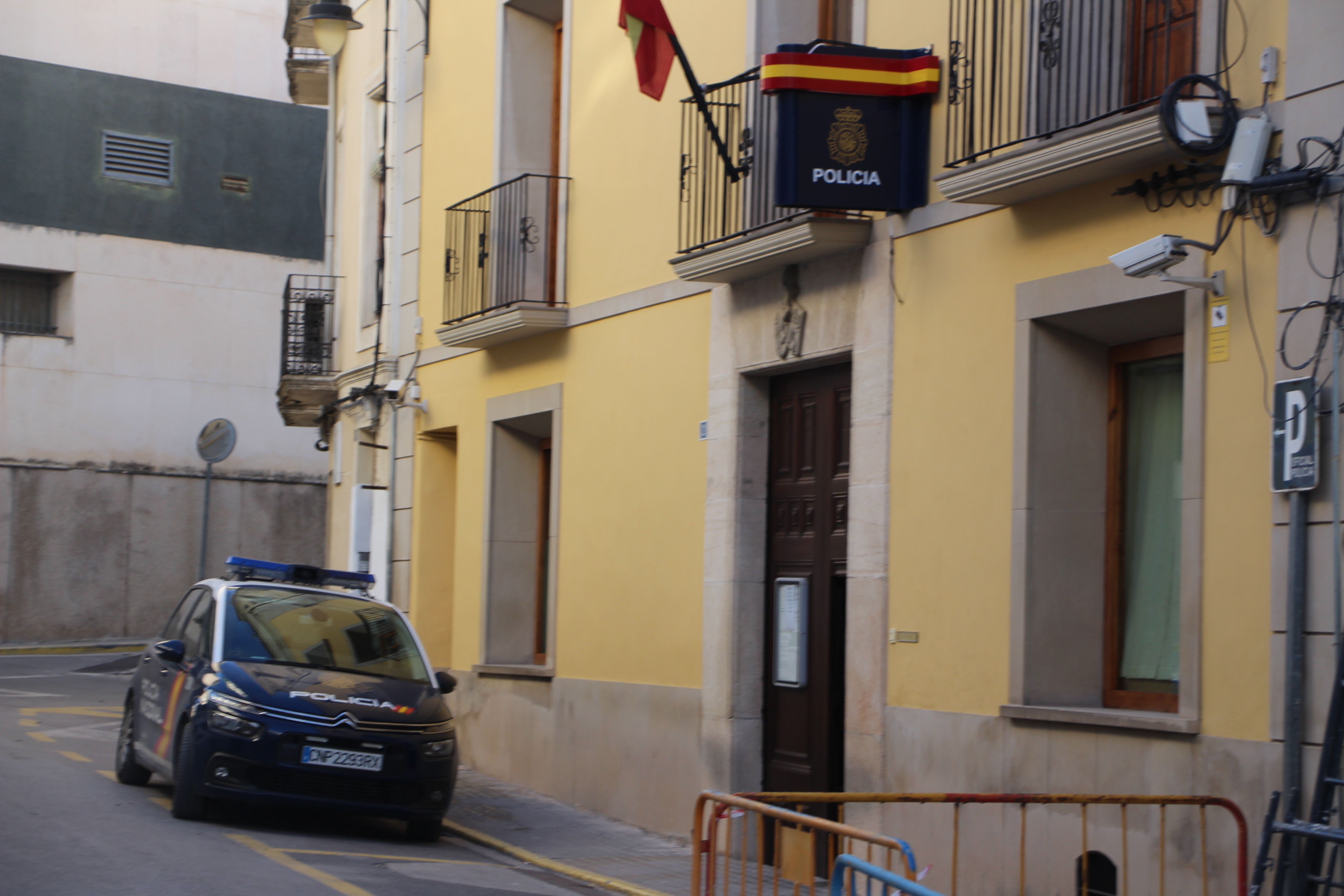 Foto de les dependències de la Policia Nacional a Ontinyent