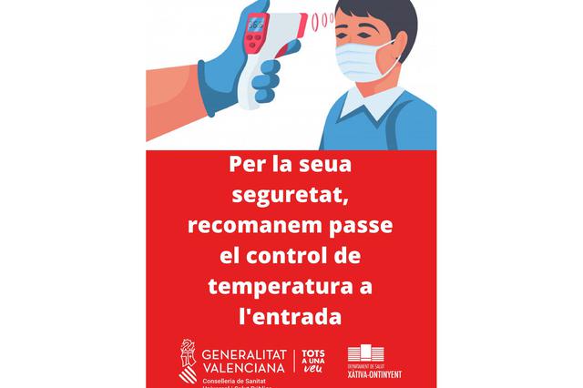 Recomanen el control de temperatuta a qui acudisca als centres sanitaris