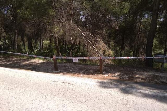Tanquen els accesos al Pou Clar de Galindo i la carretera per seguretat