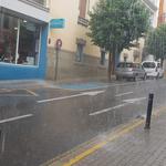 La tormenta hace acto de presencia en Ontinyent