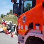 Accident a la CV-660 entre Fontanars i la Font de la Figuera