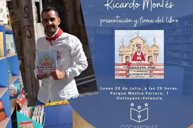 Ricardo Montés presenta en Ontinyent ‘El pañuelo rojo y el monstruo con corona de puntas’