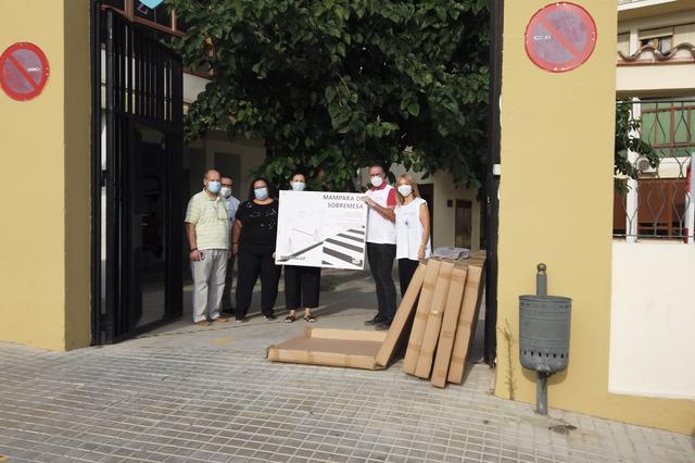 El Rotary Club Ontinyent entrega material contra el covid-19 a la Milagrosa i La Beneficència