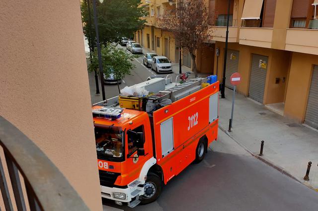 Incendio en una vivienda en Ontinyent