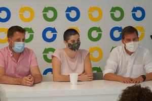 Vicent Muñoz, Elba Montes y Roger Cerdá