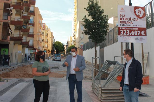 Les obres de Pintor Segrelles perpetran duplicar l'espai per a vianants 