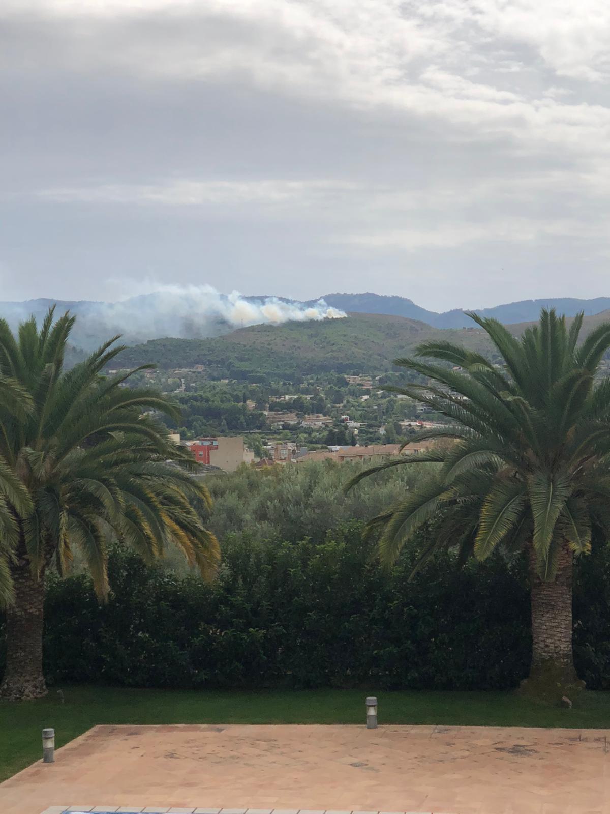 Imagen del humo en el Torrater