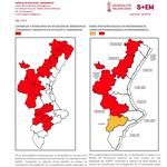 Activada la alerta roja en La Vall d’Albaida