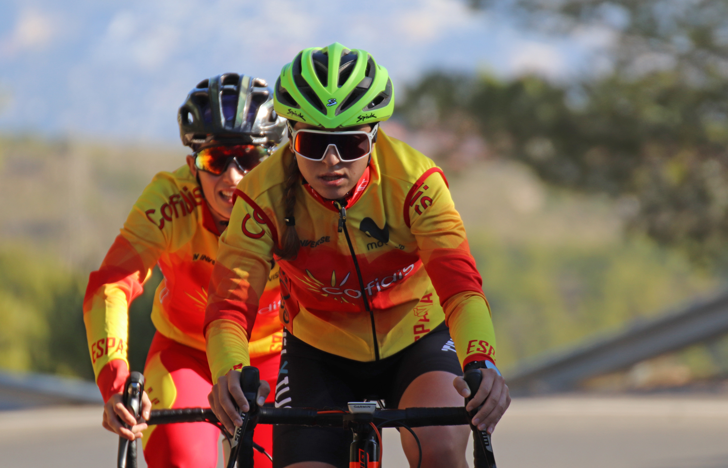 Sofía Rodríguez en un entrenamiento con la selección