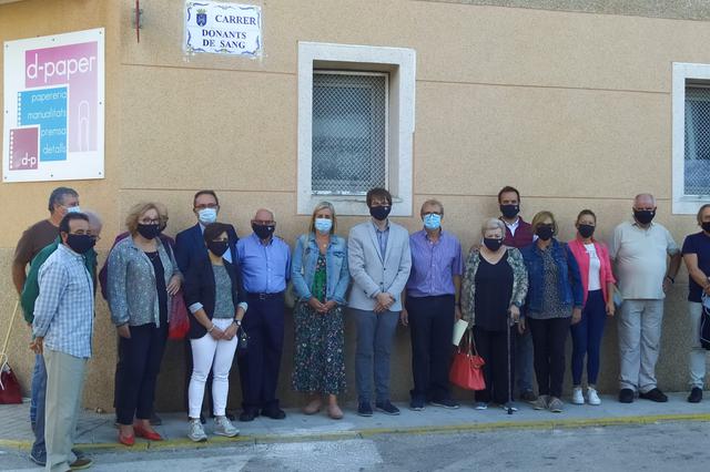 Bocairent dedica un carrer a les persones donants de sang