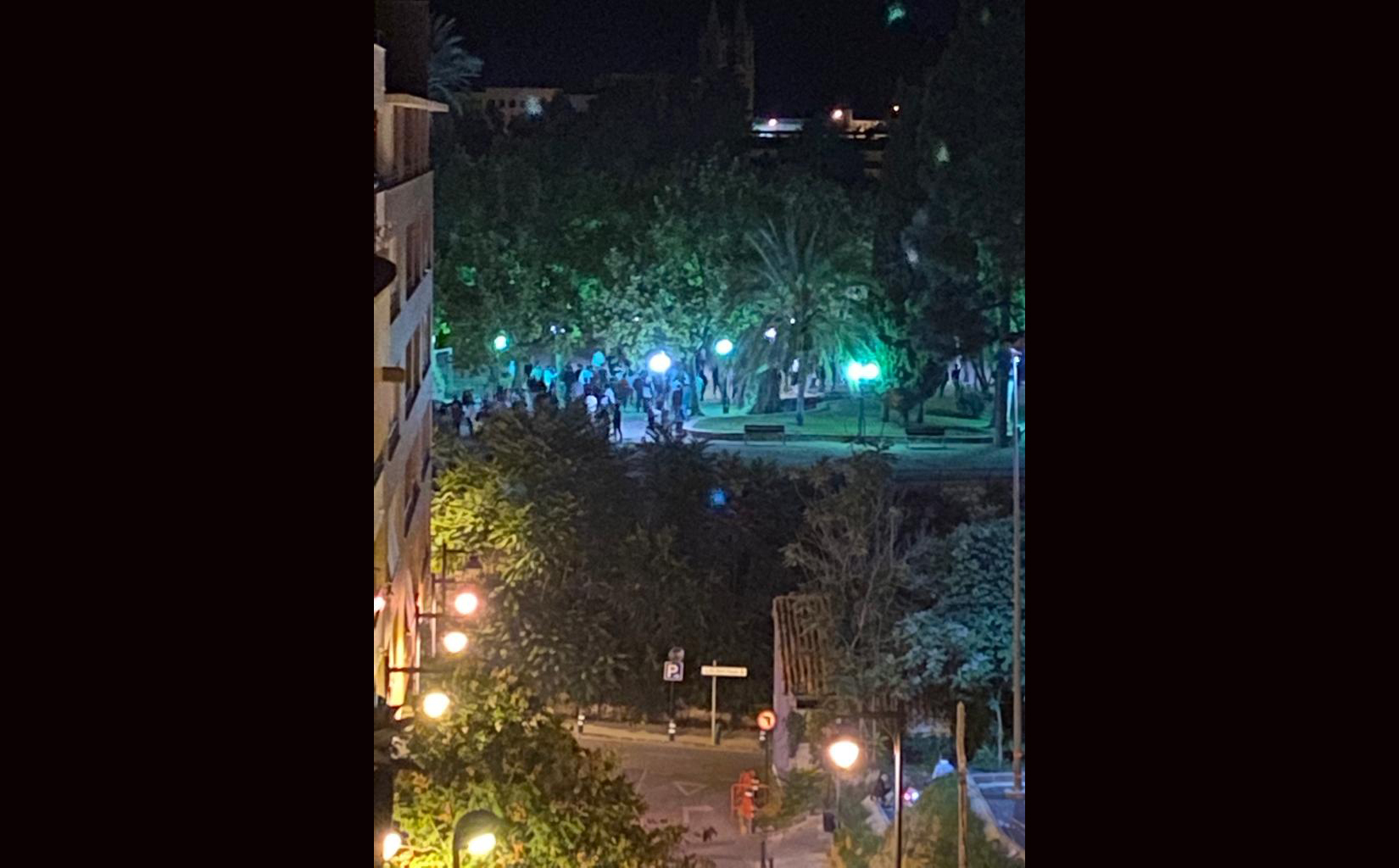 Foto botellón del lunes