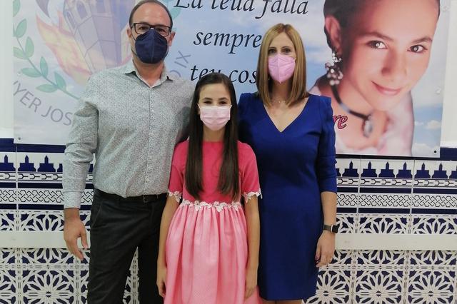 La fallera mayor infantil de Valencia, de ascendencia bocairentina