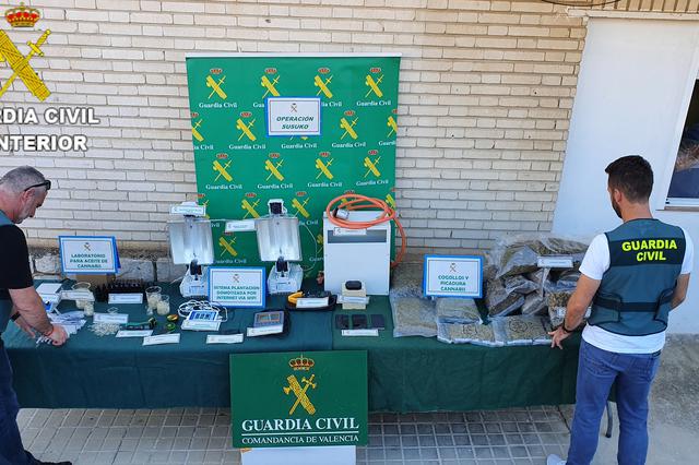 La Guàrdia Civil desarticula una organització criminal a Ontinyent 