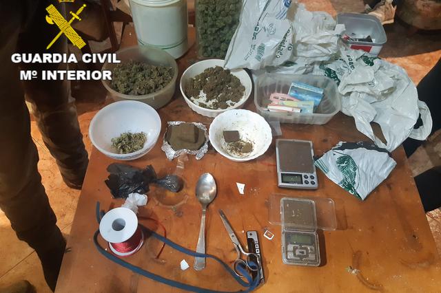 Desmantelados cuatro puntos de venta de droga al por menor