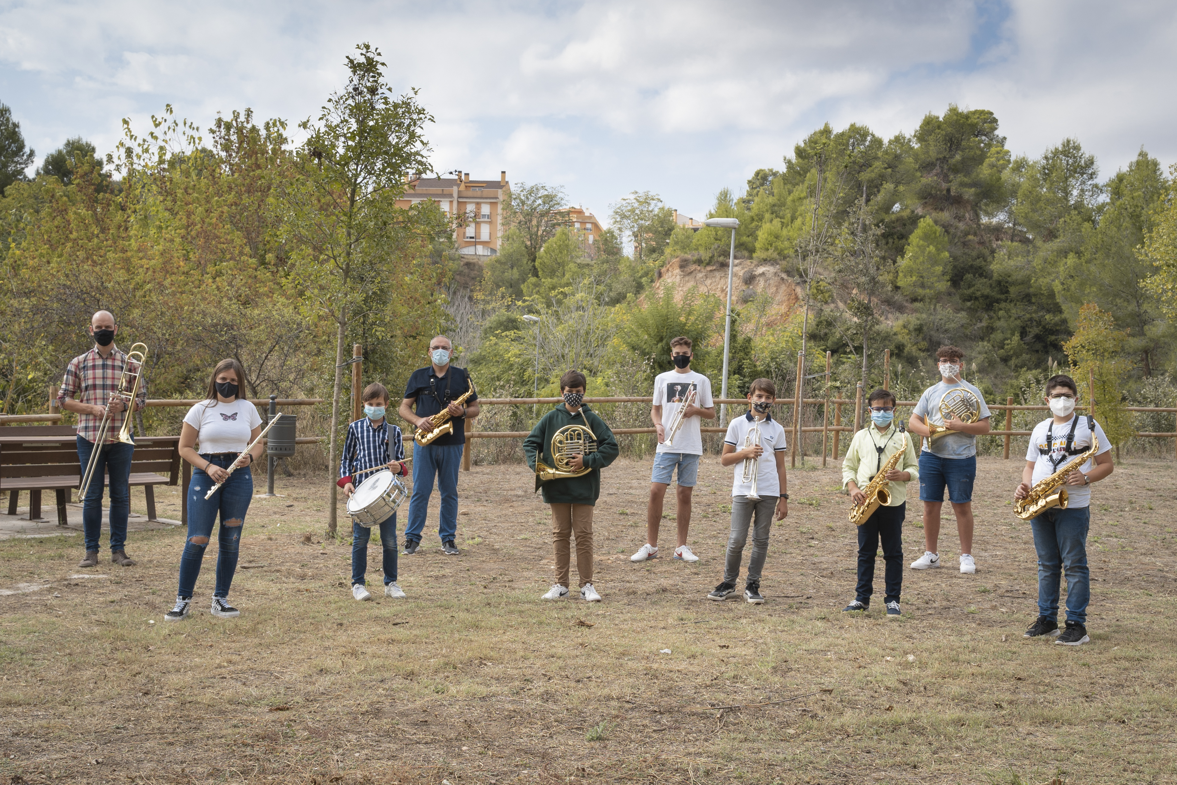 Alguns dels músics que tocaran a Santa Cecilia