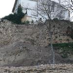 Así avanzan las obras de restauración de la muralla de Ontinyent