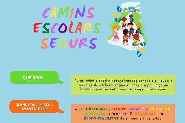 L'Olleria implanta "Caminos Escolares Seguros"  