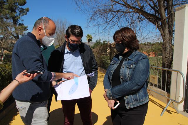 El anillo ciclopeatonal a l’IES l’Estació y al futuro hospital, en su recta final