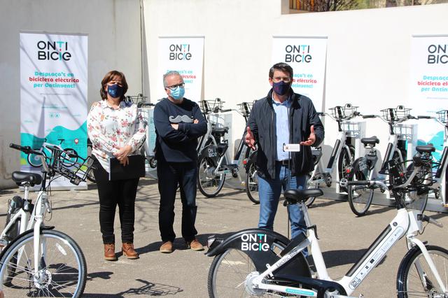 Ontinyent pone en marcha el servicio de bicicletas eléctricas