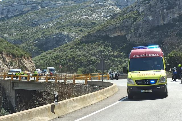 Dos motos, accidentades entre Ontinyent i Bocairent