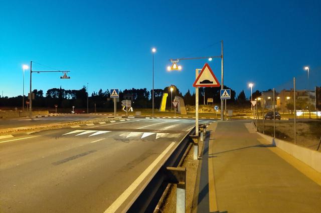 Milloren la seguretat de la rodona sud del Pont del Salt del Bou a Ontinyent