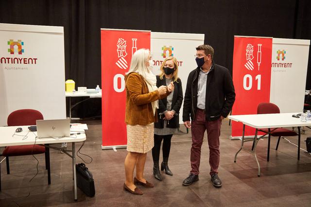 El 77% de les persones citades a Ontinyent acudix a vacunar-se