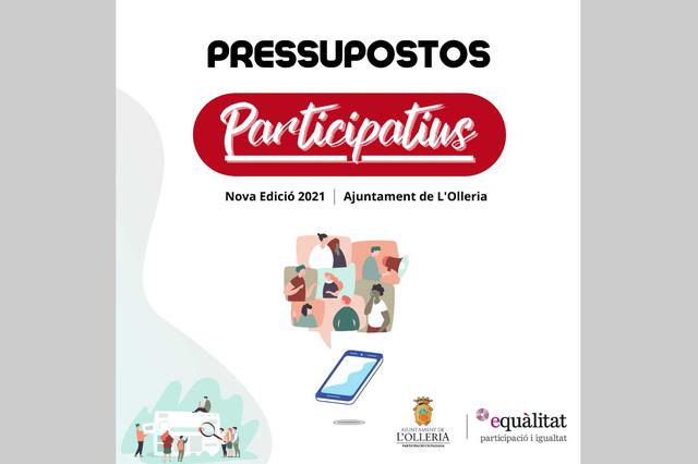 Nova edició de Pressupostos Participatius a L'Olleria