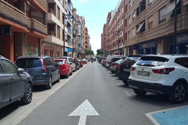 Accident en el carrer Martínez Valls d’Ontinyent