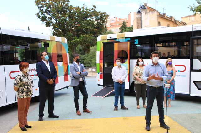Dos nuevos minibuses reforzarán la línea urbana de Ontinyent