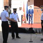 Agustín Robles rep el bastó de comandament de la Policia Nacional a Ontinyent