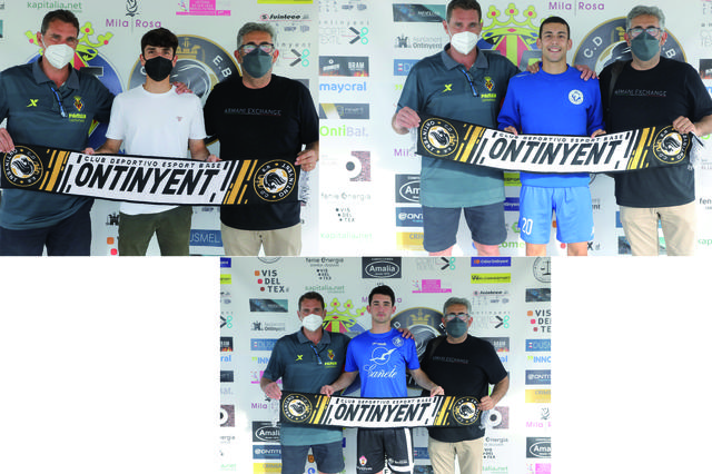Cambreta, Chorques i Álex Mata renoven amb el Deportivo Ontinyent