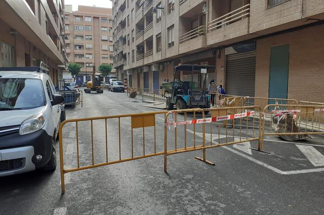 Ontinyent inicia las obras de la calle Salvador Tormo 