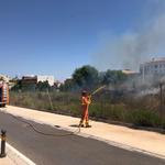 Incendi al carrer Jaume I d'Ontinyent