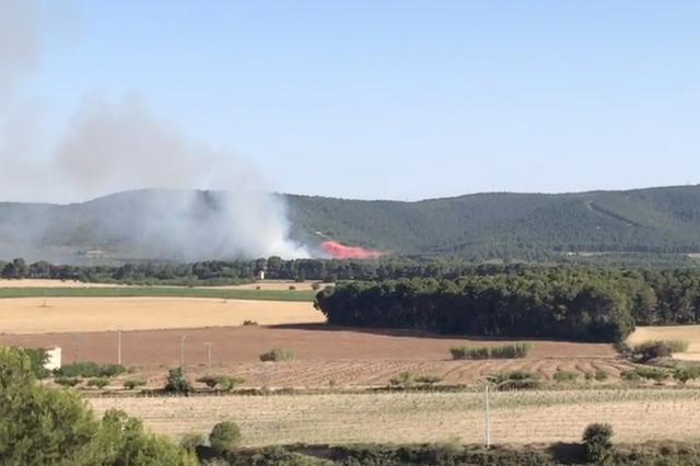 Estabilizado el incendio en Gamellons