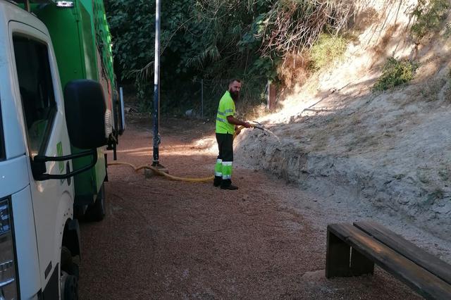 Neteja intensiva en 30 parcs publics d’Ontinyent