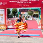Héctor Tolsá, primer en el Campionat d'Espanya de triatló per comunitats