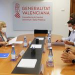Reunión para ampliar los servicios del futuro hospital de Ontinyent
