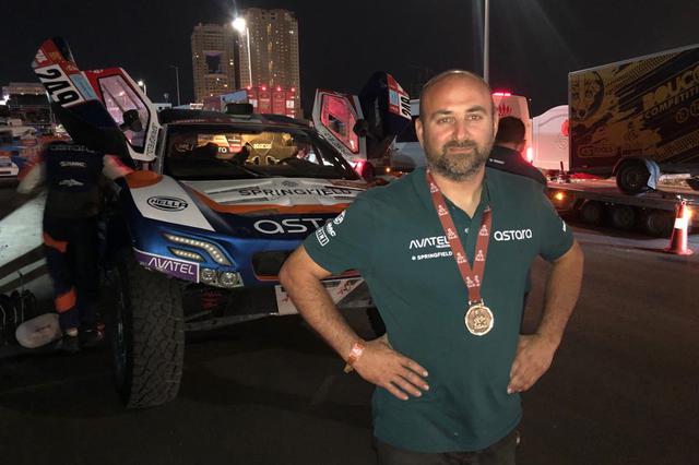 L’ontinyentí Miguel Ángel Guerrero, clau en què el seu equip finalitze el Dakar