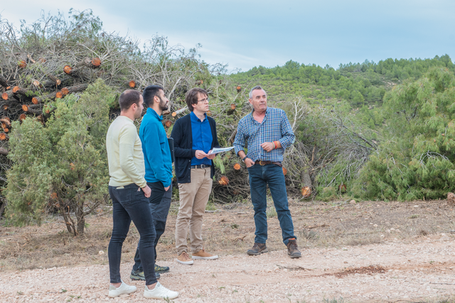 Bocairent ejecuta un área cortafuegos de primer orden