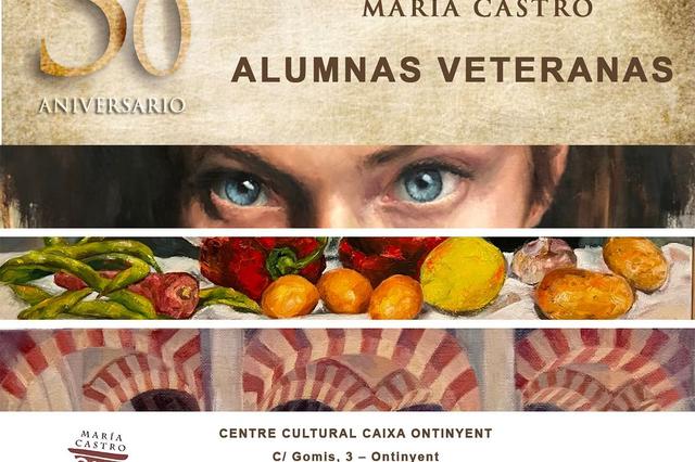 Exposició d'alumnes veteranes de l'Acadèmia Maria Castro d'Ontinyent