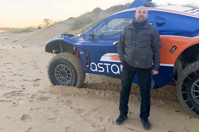 Miguel Ángel Guerrero, jefe de mecánicos del Astara Team en el Dakar